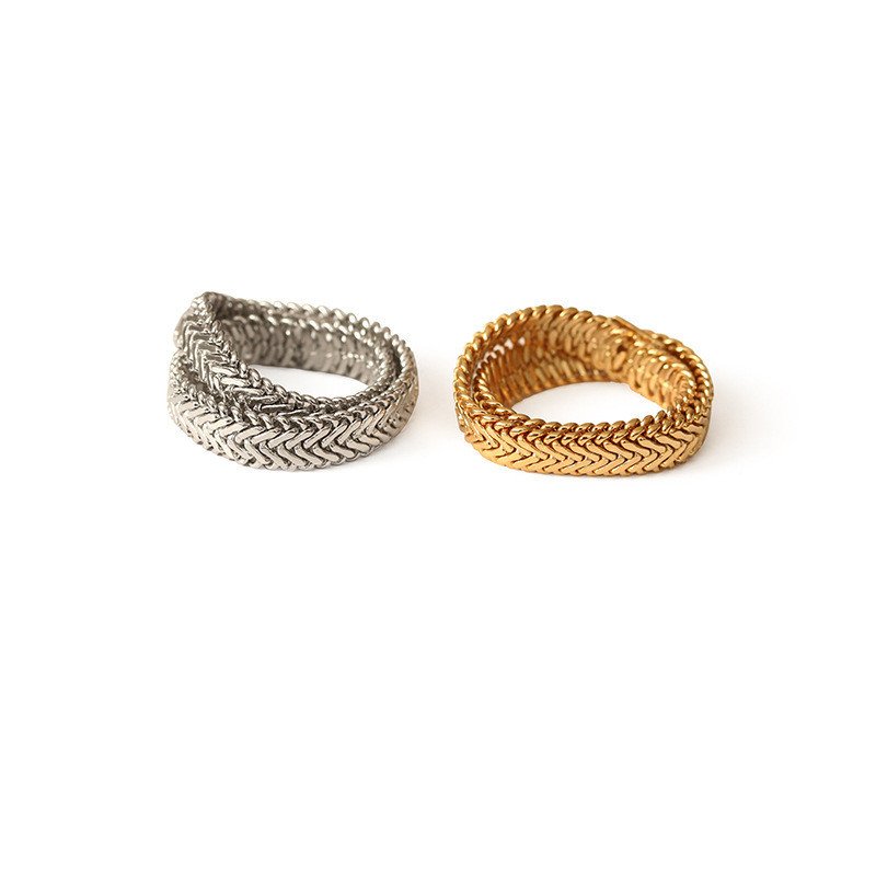 Double ring stacked ring