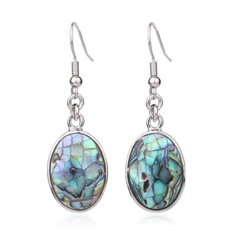 Creative Wild Natural Shell Earrings Oval Earrings Creative Wild Natural Shell Earrings Oval Earrings