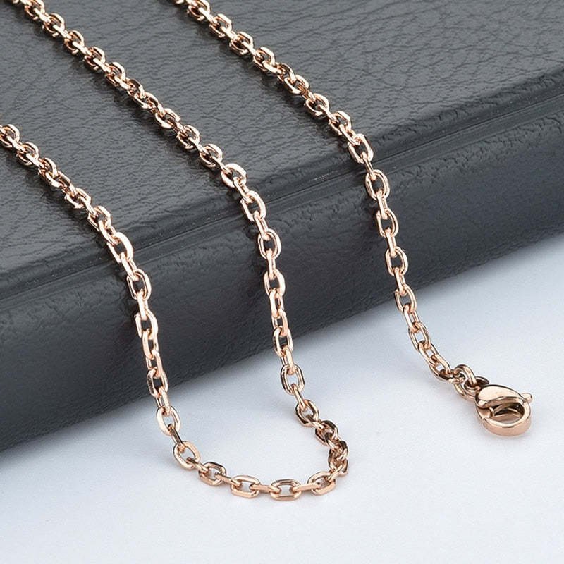 Stainless Steel Necklace Necklace Cross Chain O Chain Pendant Necklace Stainless Steel Necklace Necklace Cross Chain O Chain Pendant Necklace