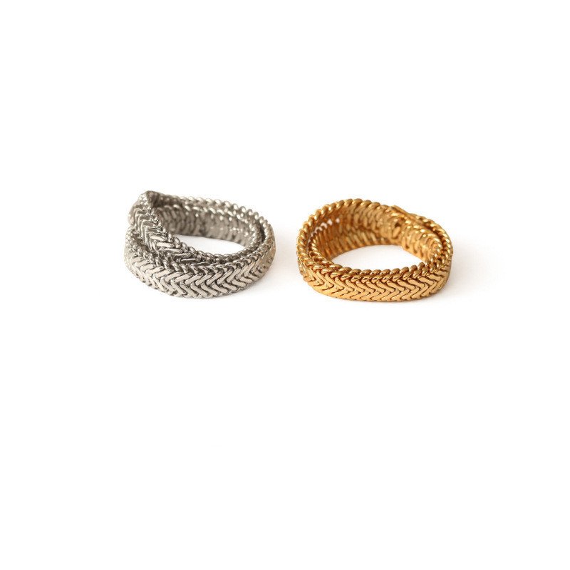 Double ring stacked ring