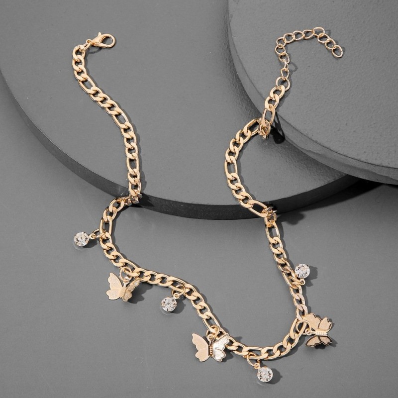Butterfly Necklace Metal Clavicle Necklace Butterfly Necklace Metal Clavicle Necklace