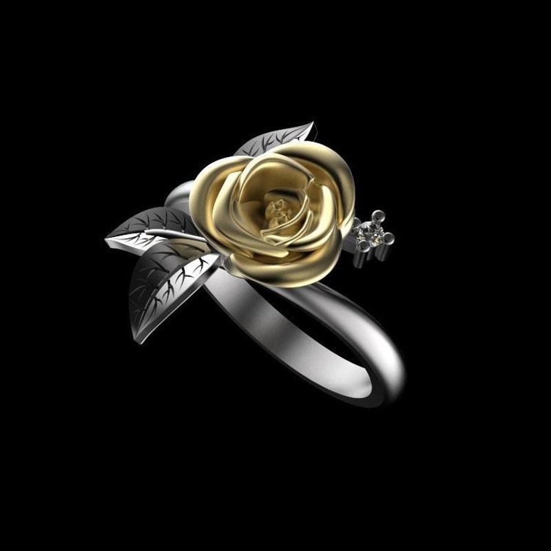 Fashion Ring Engagement Ring Flower Fashion Ring Engagement Ring Flower