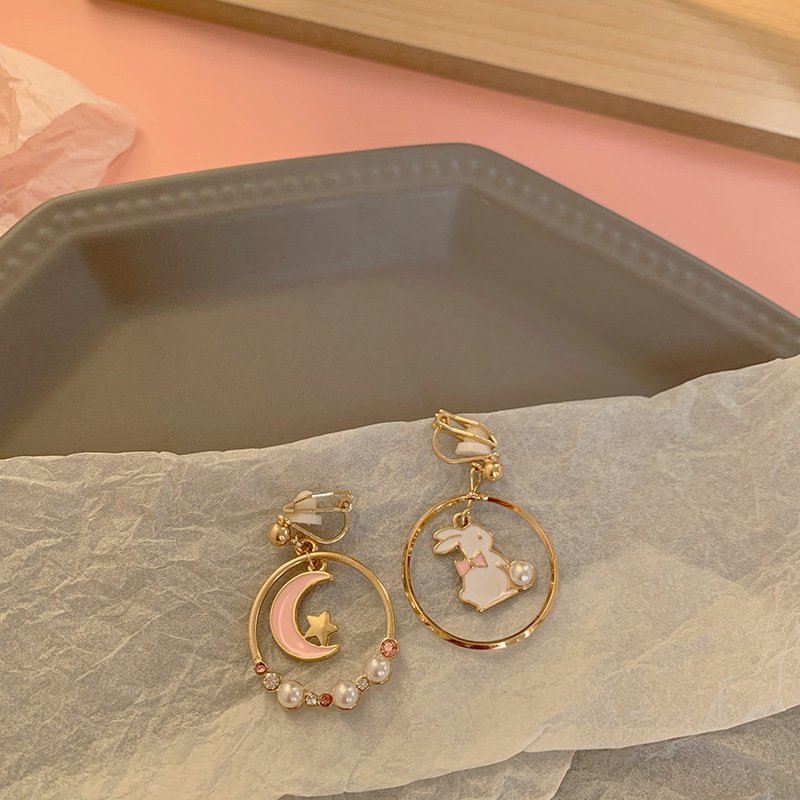 Silver Needle Earrings, Pearl Earrings, ...