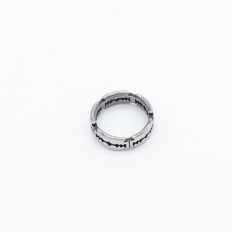 Men's titanium steel ring ring