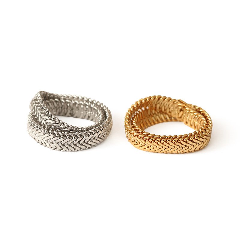 Double ring stacked ring