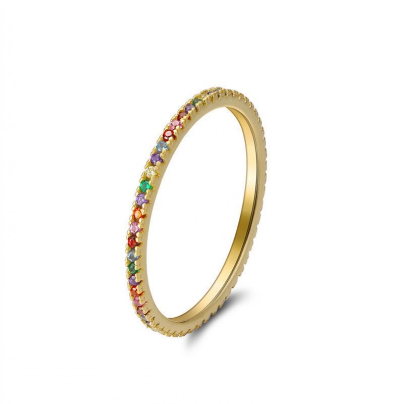 S925 Sterling Silver Platinum Zircon Diamond Ring S925 Sterling Silver Platinum Zircon Diamond Ring