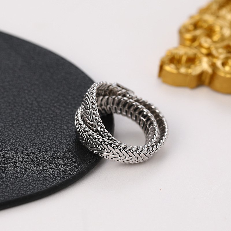 Double ring stacked ring