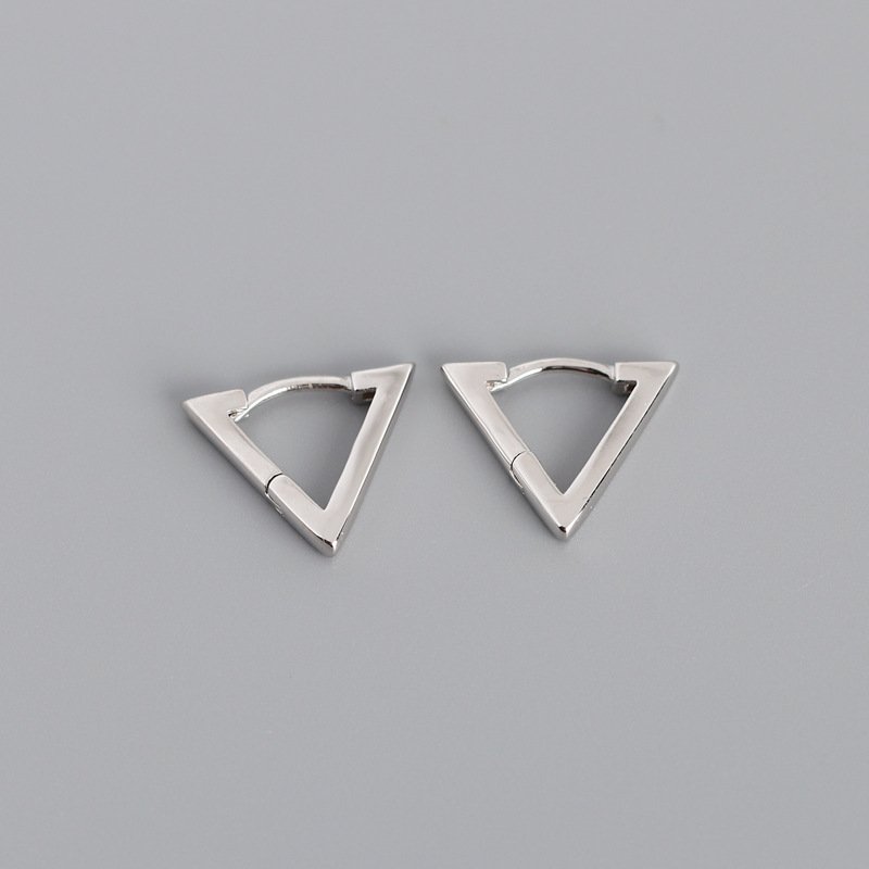 Triangle s925 sterling silver earrings