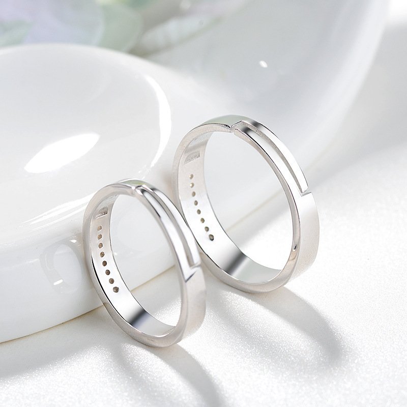 Lovers Ring Mouth Silver Jewelry Pair Ring Jewelry Lovers Ring Mouth Silver Jewelry Pair Ring Jewelry