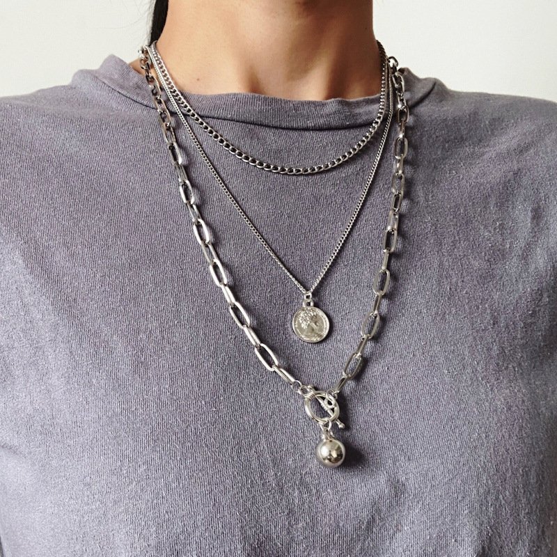 Trendy personality necklace creative simple necklace