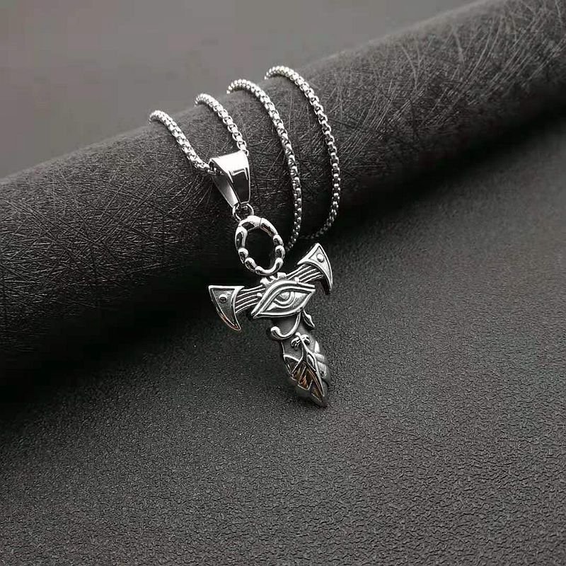 Cross Necklace Stainless Steel Pendant Necklace Cross Necklace Stainless Steel Pendant Necklace