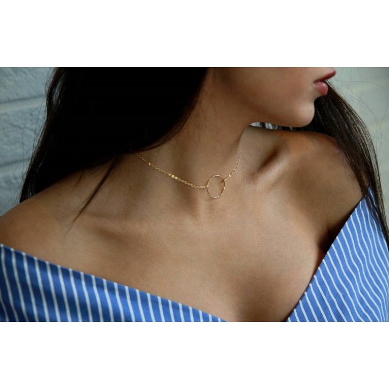 Alloy Ring Necklace Necklace Alloy Ring Necklace Necklace