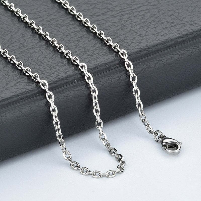 Stainless Steel Necklace Necklace Cross Chain O Chain Pendant Necklace Stainless Steel Necklace Necklace Cross Chain O Chain Pendant Necklace