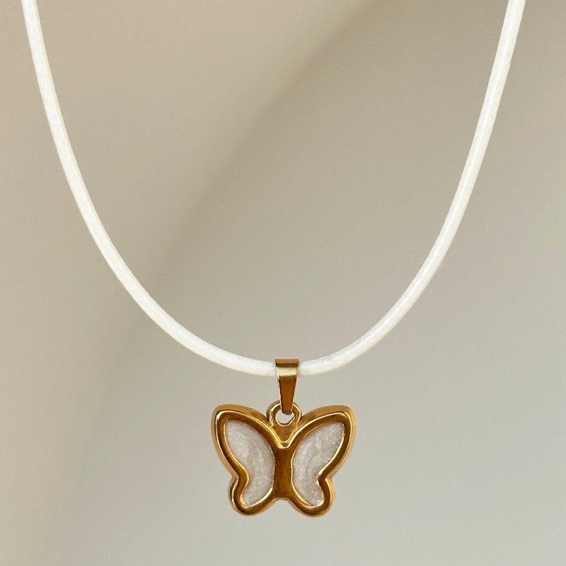 Butterfly Necklace Color Oil Necklace Pendant Butterfly Necklace Color Oil Necklace Pendant